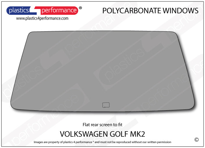 Carica immagine in Galleria Viewer, Vetri in Policarbonato per Volkswagen Golf MK2 3 Porte