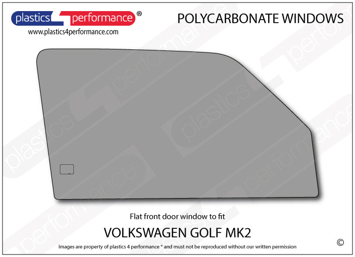 Carica immagine in Galleria Viewer, Vetri in Policarbonato per Volkswagen Golf MK2 3 Porte