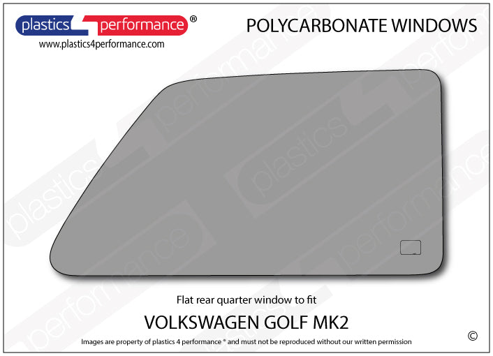 Carica immagine in Galleria Viewer, Vetri in Policarbonato per Volkswagen Golf MK2 3 Porte
