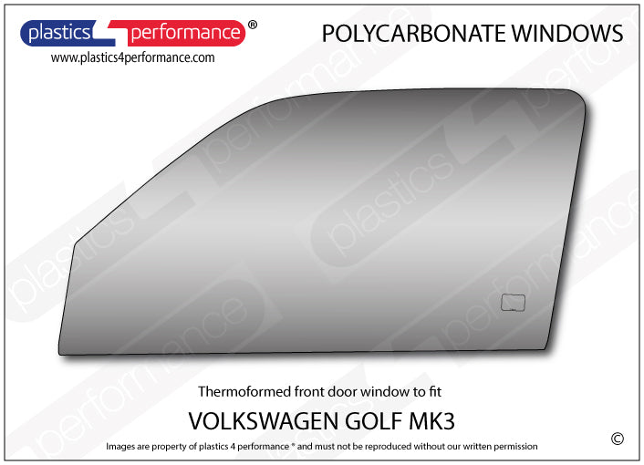 Carica immagine in Galleria Viewer, Vetri in Policarbonato per Volkswagen Golf MK3 3 Porte