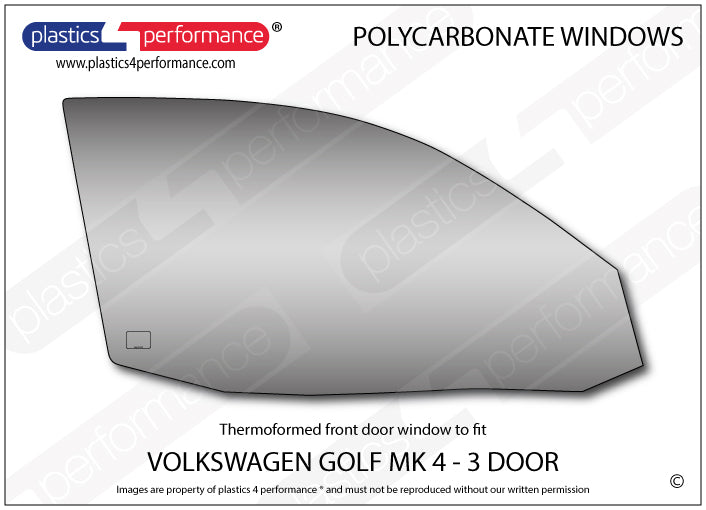 Carica immagine in Galleria Viewer, Vetri in Policarbonato per Volkswagen Golf MK4 3 Porte