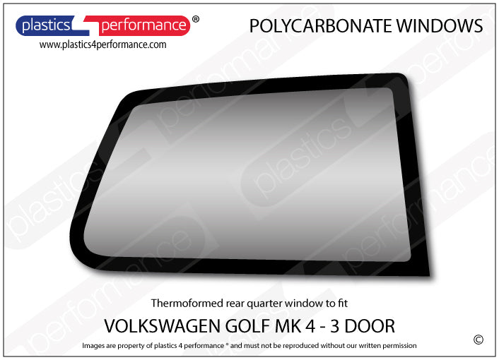 Carica immagine in Galleria Viewer, Vetri in Policarbonato per Volkswagen Golf MK4 3 Porte
