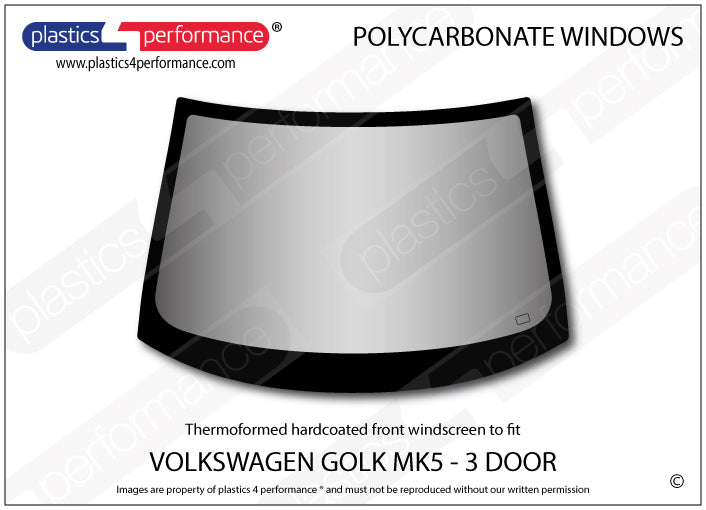 Carica immagine in Galleria Viewer, Vetri in Policarbonato per Volkswagen Golf MK5 3 Porte