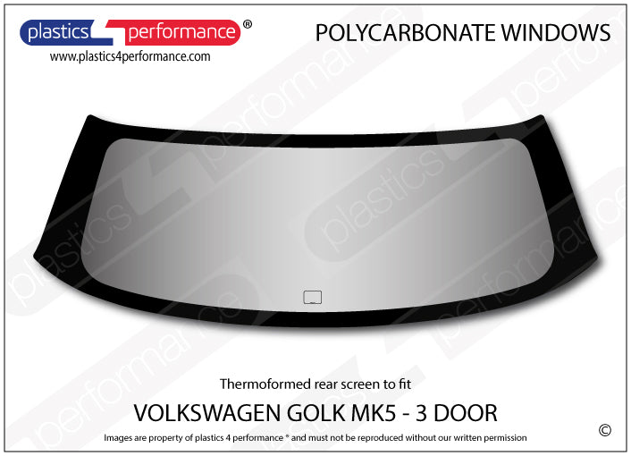 Carica immagine in Galleria Viewer, Vetri in Policarbonato per Volkswagen Golf MK5 3 Porte