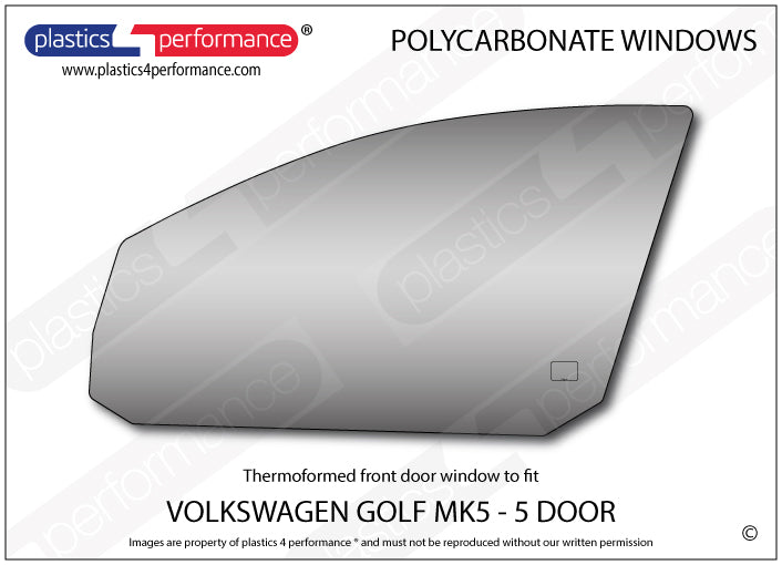 Carica immagine in Galleria Viewer, Vetri in Policarbonato per Volkswagen Golf MK5 5 Porte