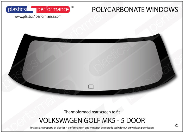 Carica immagine in Galleria Viewer, Vetri in Policarbonato per Volkswagen Golf MK5 5 Porte