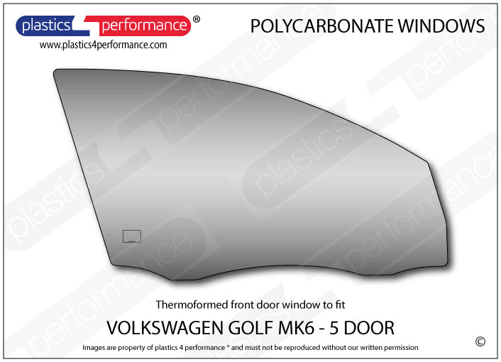 Carica immagine in Galleria Viewer, Vetri in Policarbonato per Volkswagen Golf MK6 5 Porte