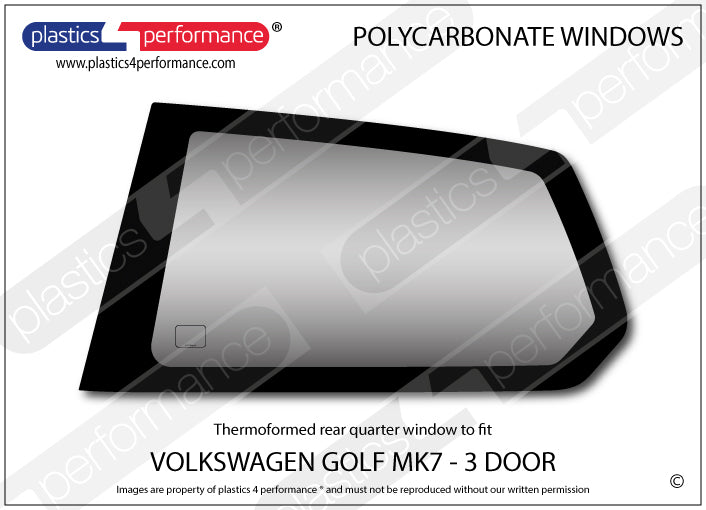 Carica immagine in Galleria Viewer, Vetri in Policarbonato per Volkswagen Golf MK7 3 Porte