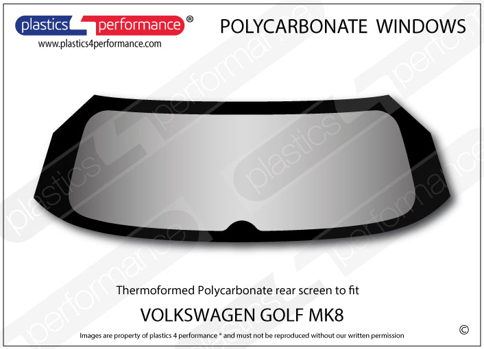 Carica immagine in Galleria Viewer, Vetri in Policarbonato per Volkswagen Golf MK8 5 Porte