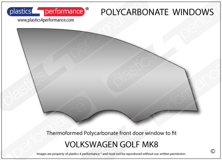 Carica immagine in Galleria Viewer, Vetri in Policarbonato per Volkswagen Golf MK8 5 Porte