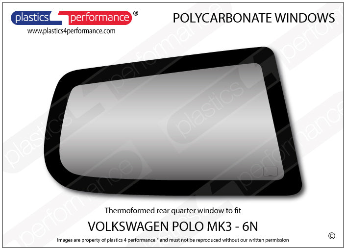 Carica immagine in Galleria Viewer, Vetri in Policarbonato per Volkswagen Polo MK3 6N