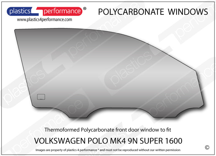 Carica immagine in Galleria Viewer, Vetri in Policarbonato per Volkswagen Polo MK4 9N Super 1600