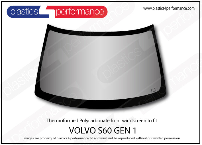 Carica immagine in Galleria Viewer, Vetri in Policarbonato per Volvo S60 1ª Gen.
