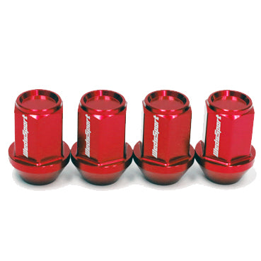 Carica immagine in Galleria Viewer, Dadi WedsSport Rossi in Alluminio Forgiato M12x1.25 (confezione da 4)