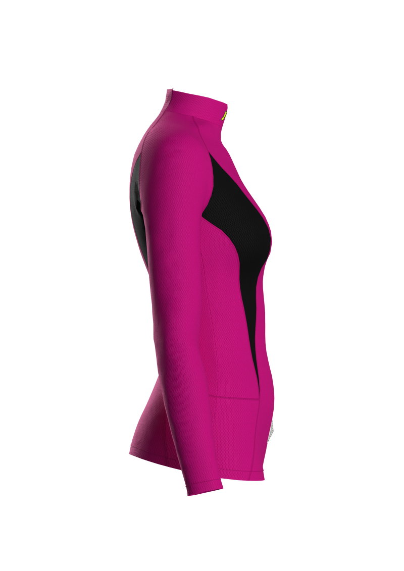 Carica immagine in Galleria Viewer, Maglia Sottotuta P1 X-Flow Donna Fucsia / Nero (FIA 8856-2018)