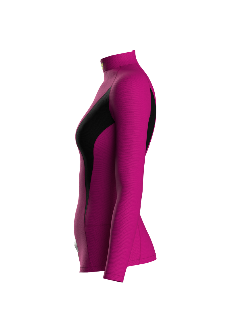 Carica immagine in Galleria Viewer, Maglia Sottotuta P1 X-Flow Donna Fucsia / Nero (FIA 8856-2018)