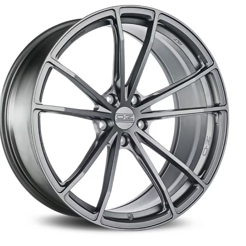Carica immagine in Galleria Viewer, Cerchio OZ Racing Ultimate AL FG 12x21 monodado (centerlock) ET70 - Grigio Corsa - foro 84 mm