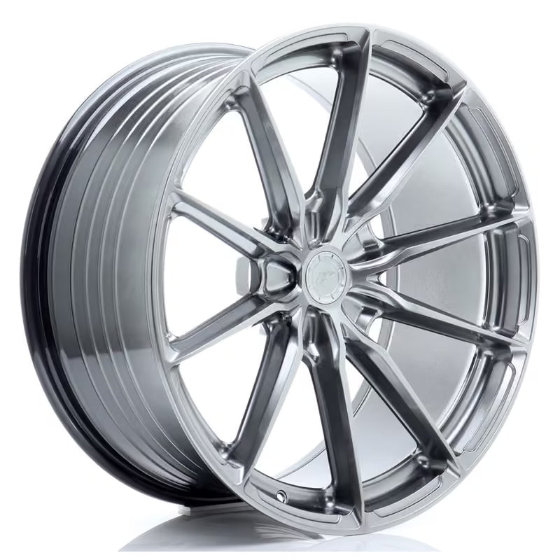 Carica immagine in Galleria Viewer, Cerchio Japan Racing JR-37 Extreme Concave 9,5x21 foratura su misura 5 fori ET0-35 - Hyper Black