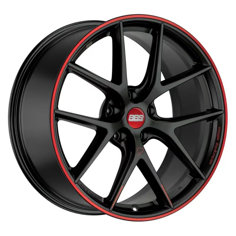 Carica immagine in Galleria Viewer, Cerchio BBS CI-R 9x19 5x112 ET37 - Nero opaco (Nürburgring Edition)