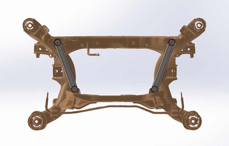Carica immagine in Galleria Viewer, Barre di Rinforzo Culla Posteriore GKTech per Lexus IS XE10