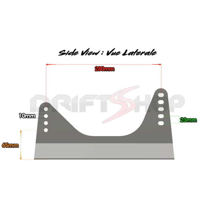Carica immagine in Galleria Viewer, Kit Attacchi Laterali Universali "Light" per Sedile Racing