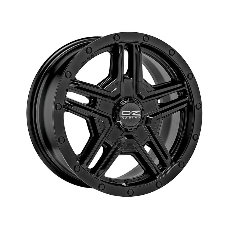 Carica immagine in Galleria Viewer, Cerchio OZ Racing Rally Adventure 8x17 5x108 ET35 - Nero opaco satinato