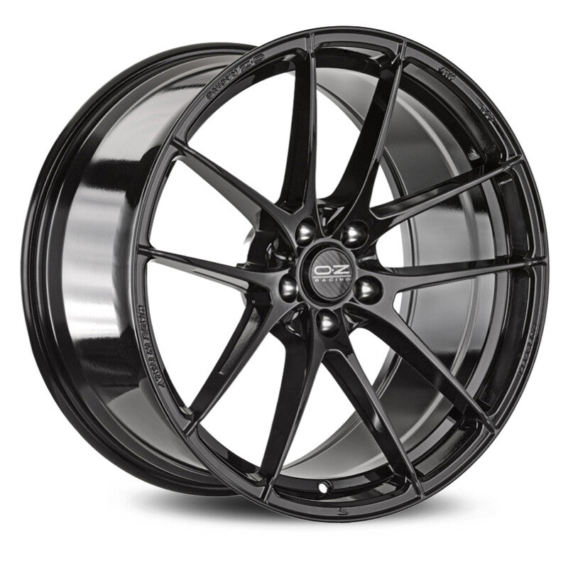 Carica immagine in Galleria Viewer, Cerchio OZ Racing Leggera HLT 7,5x17 5x112 ET30 - Nero lucido