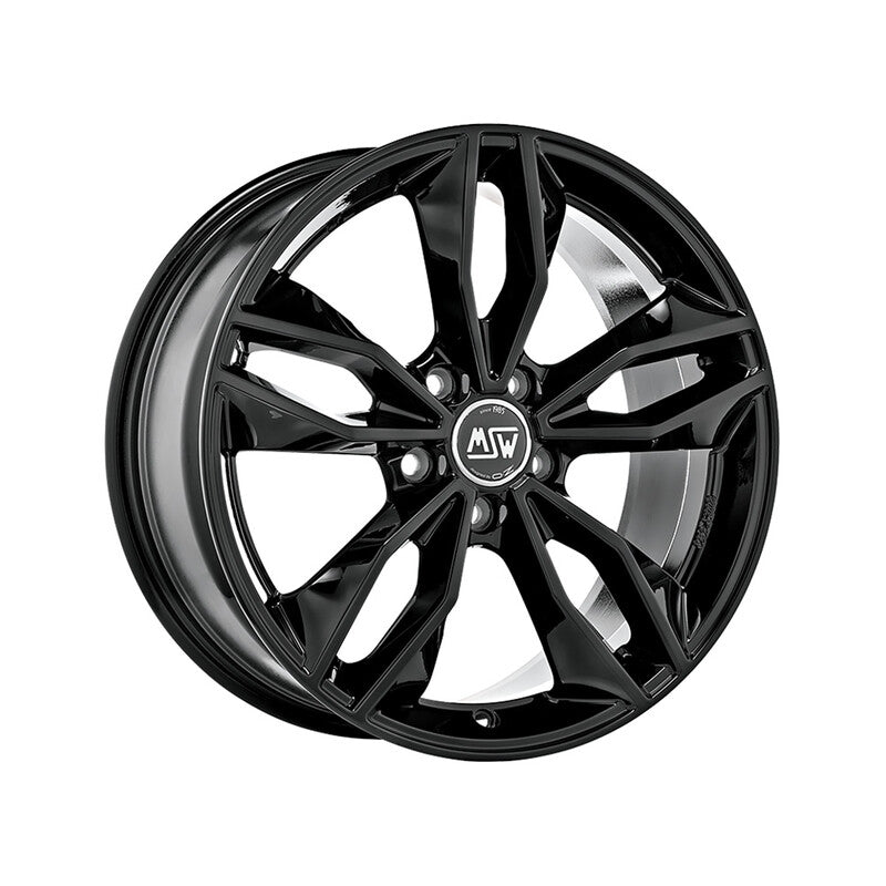 Carica immagine in Galleria Viewer, Cerchio MSW 71 8x19 5x108 ET42 - Nero lucido