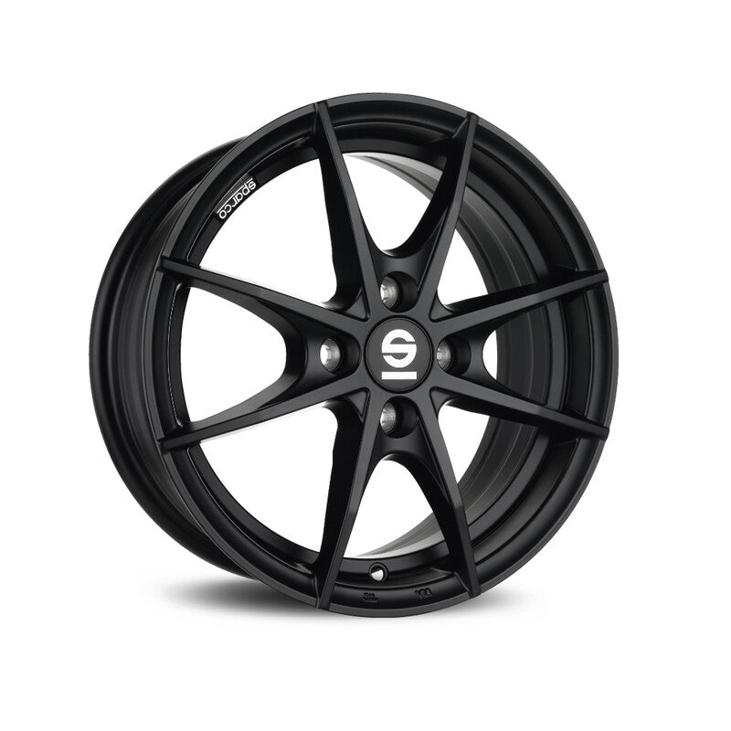 Carica immagine in Galleria Viewer, Cerchio Sparco Trofeo 4 7x17 4x100 ET37 - Nero opaco