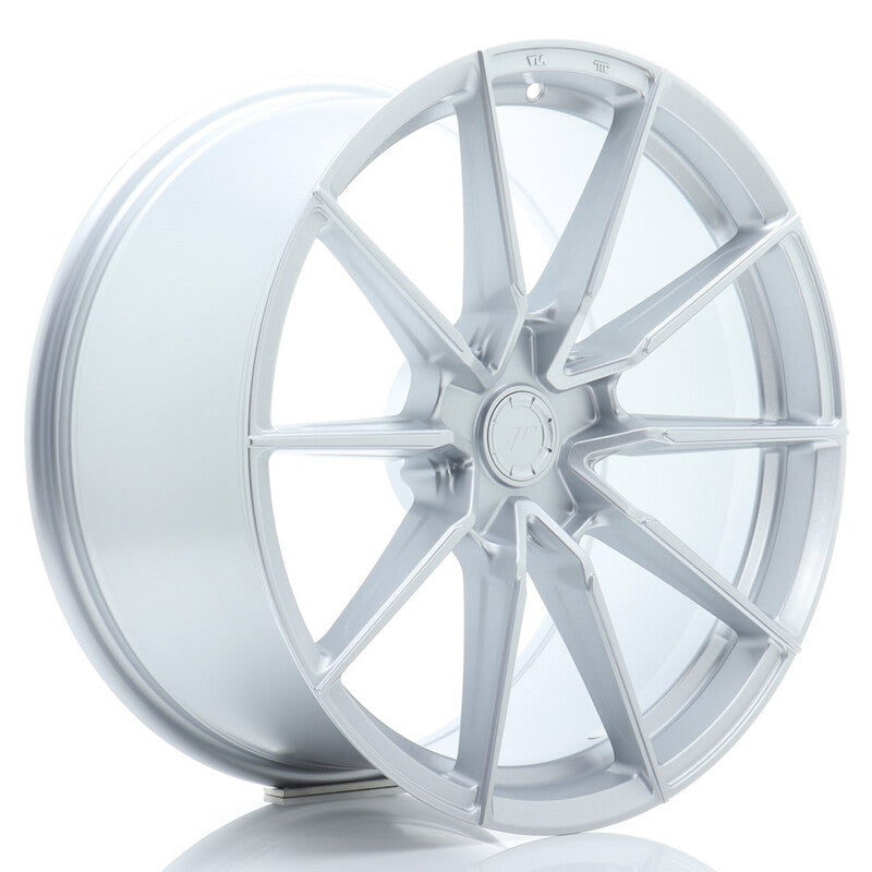 Carica immagine in Galleria Viewer, Cerchio Japan Racing SL-02 Super Light 10x19 foratura su misura 5 fori ET20-51 - Argento lucidato