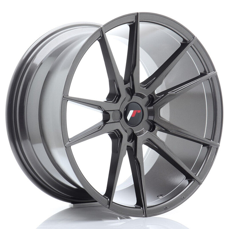 Carica immagine in Galleria Viewer, Cerchio Japan Racing JR-21 Extreme Concave 11x20 foratura su misura 5 fori ET30-50 - Hyper Gray