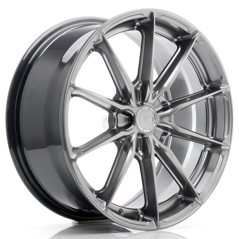 Carica immagine in Galleria Viewer, Cerchio Japan Racing JR-37 8x18 foratura su misura 5 fori ET20-45 - Hyper Black