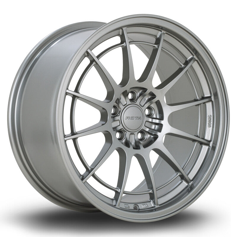 Carica immagine in Galleria Viewer, Cerchio Rota GKR 9,5x18 5x100 ET38 - Grigio metallizzato