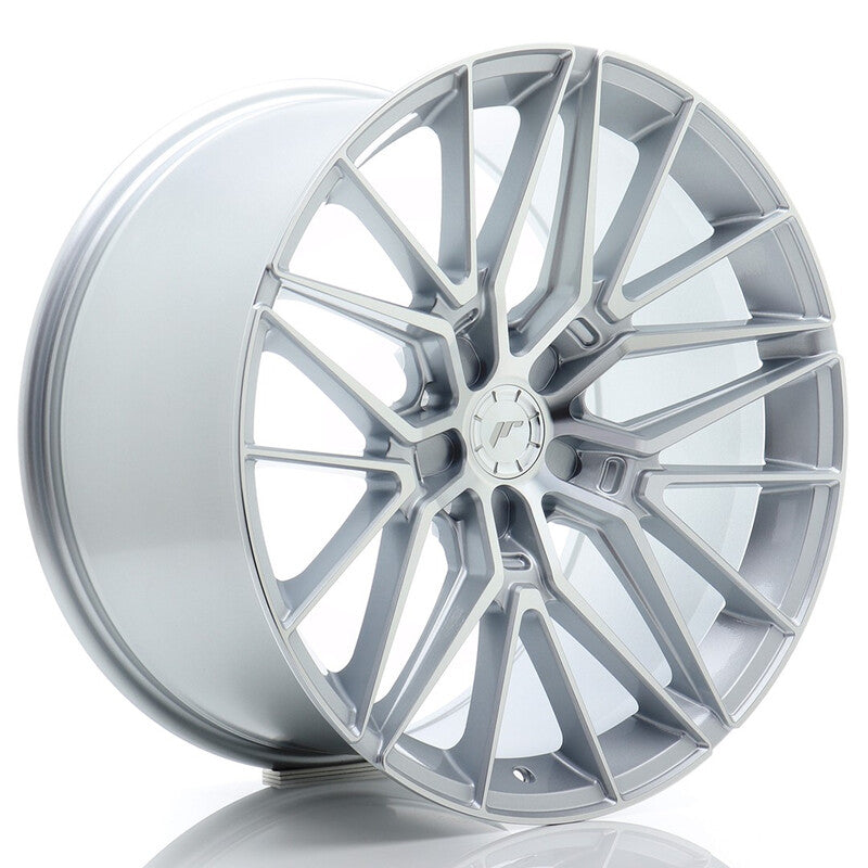 Carica immagine in Galleria Viewer, Cerchio Japan Racing JR-38 10,5x20 foratura su misura 5 fori ET15-45 - Argento