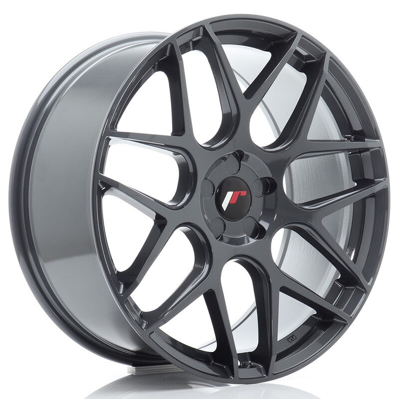 Carica immagine in Galleria Viewer, Cerchio Japan Racing JR-18 Extreme Concave 9x20 foratura su misura 5 fori ET20-40 - Hyper Gray