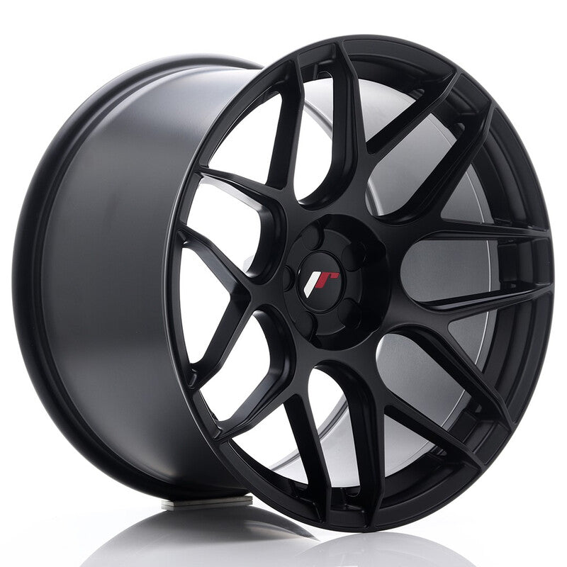 Carica immagine in Galleria Viewer, Cerchio Japan Racing JR-18 Extreme Concave 11x19 foratura su misura 5 fori ET15 - Nero opaco satinato
