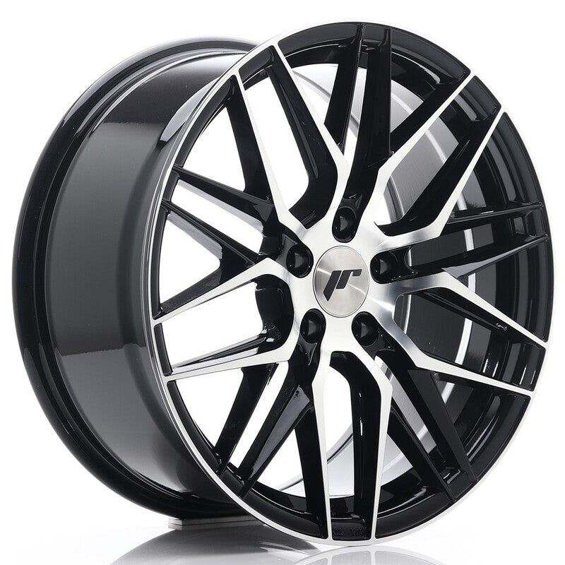 Carica immagine in Galleria Viewer, Cerchio Japan Racing JR-28 8,5x18 5x114.3 ET40 - Nero lucido lucidato