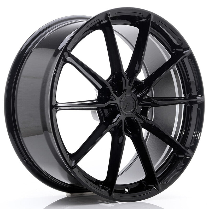 Carica immagine in Galleria Viewer, Cerchio Japan Racing JR-37 Extreme Concave 9x20 foratura su misura 5 fori ET20-45 - Nero lucido