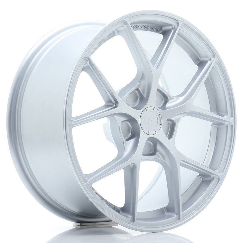 Carica immagine in Galleria Viewer, Cerchio Japan Racing SL-01 Super Light 8x17 foratura su misura 5 fori ET20-45 - Argento