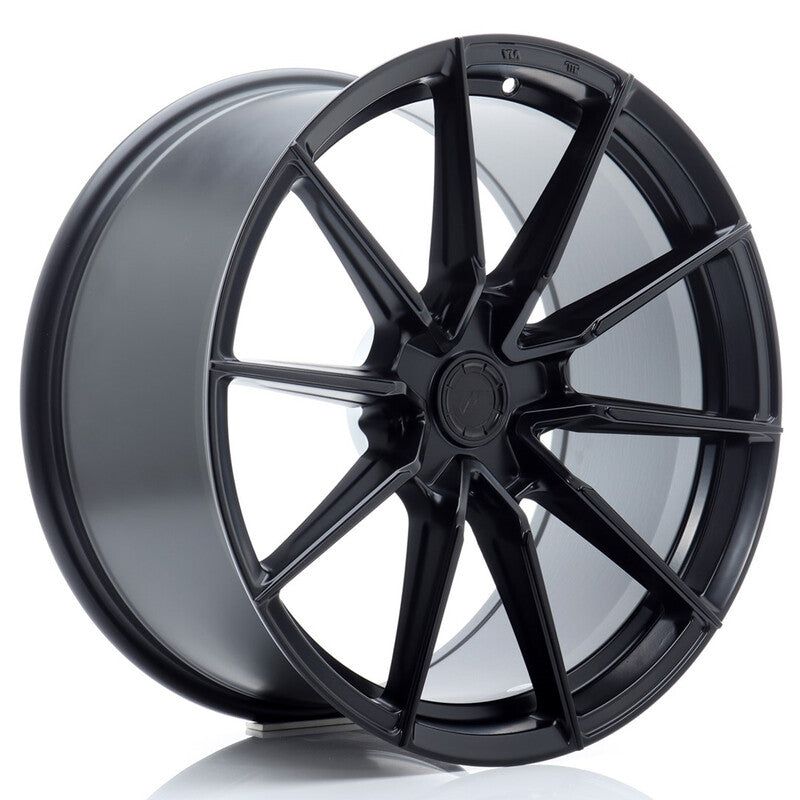 Carica immagine in Galleria Viewer, Cerchio Japan Racing SL-02 Super Light 10,5x19 foratura su misura 5 fori ET15-57 - Nero opaco