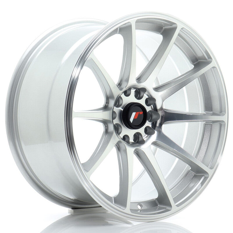Carica immagine in Galleria Viewer, Cerchio Japan Racing JR-11 Extreme Concave 9,5x18 5x114.3/5x120 ET22 - Argento lucidato