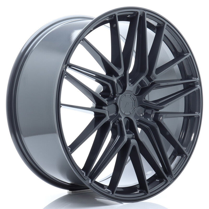 Carica immagine in Galleria Viewer, Cerchio Japan Racing JR-38 9x22 foratura su misura 5 fori ET10-45 - Hyper Gray