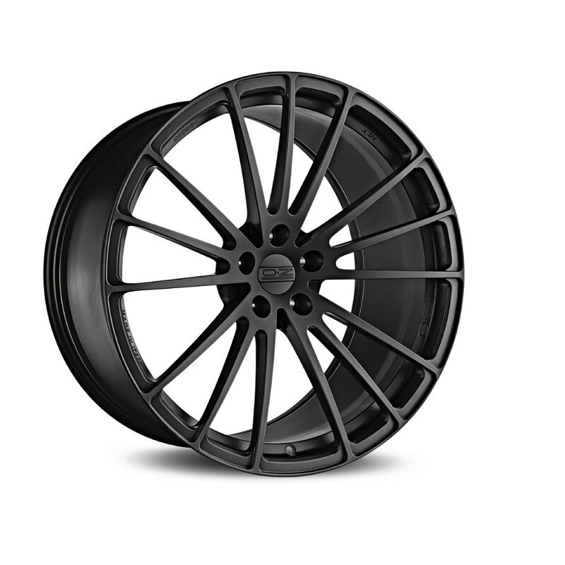 Carica immagine in Galleria Viewer, Cerchio OZ Racing Ares 9x20 5x114.3 ET44 - Nero opaco satinato