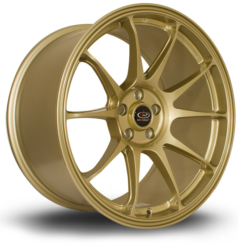 Carica immagine in Galleria Viewer, Cerchio Rota Titan 9,5x18 5x100 ET35 - Oro