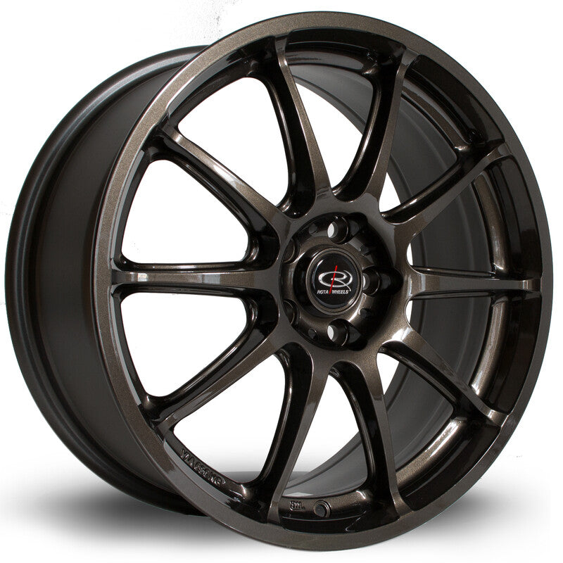 Carica immagine in Galleria Viewer, Cerchio Rota GRA 7,5x17 5x100 ET48 - Gunmetal