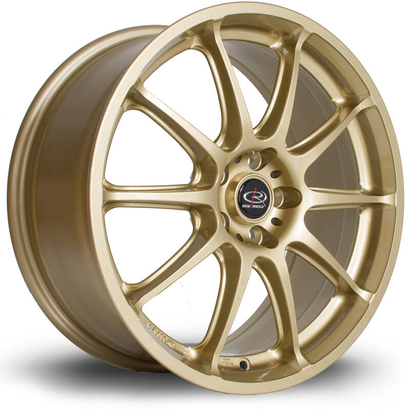 Carica immagine in Galleria Viewer, Cerchio Rota GRA 7,5x17 5x100 ET48 - Oro