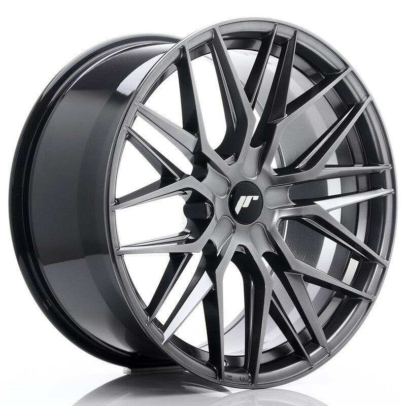 Carica immagine in Galleria Viewer, Cerchio Japan Racing JR-28 Extreme Concave 10,5x21 foratura su misura 5 fori ET15-55 - Hyper Black