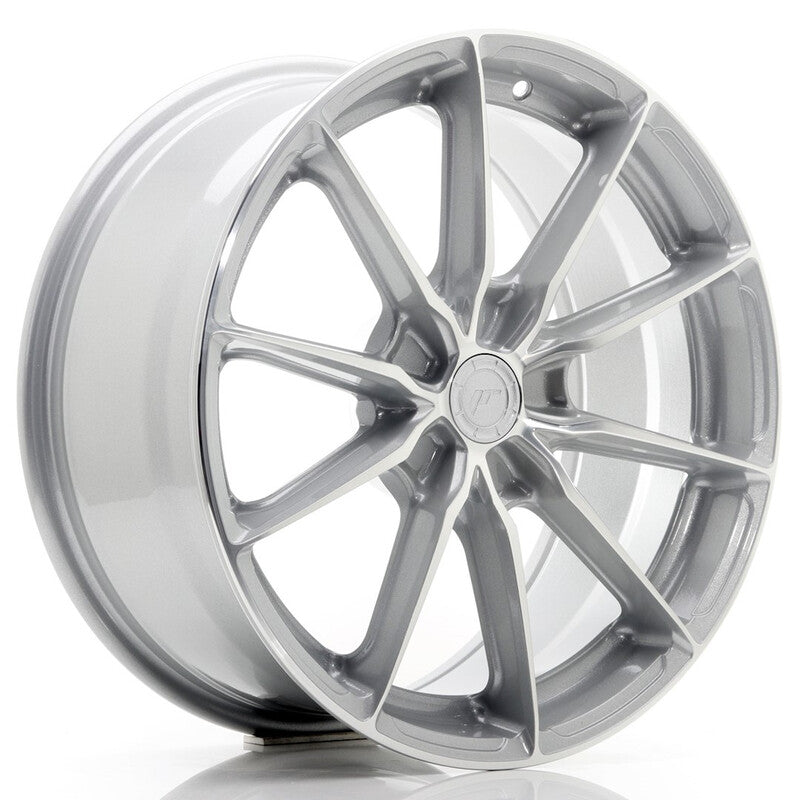 Carica immagine in Galleria Viewer, Cerchio Japan Racing JR-37 8x18 foratura su misura 5 fori ET20-45 - Argento