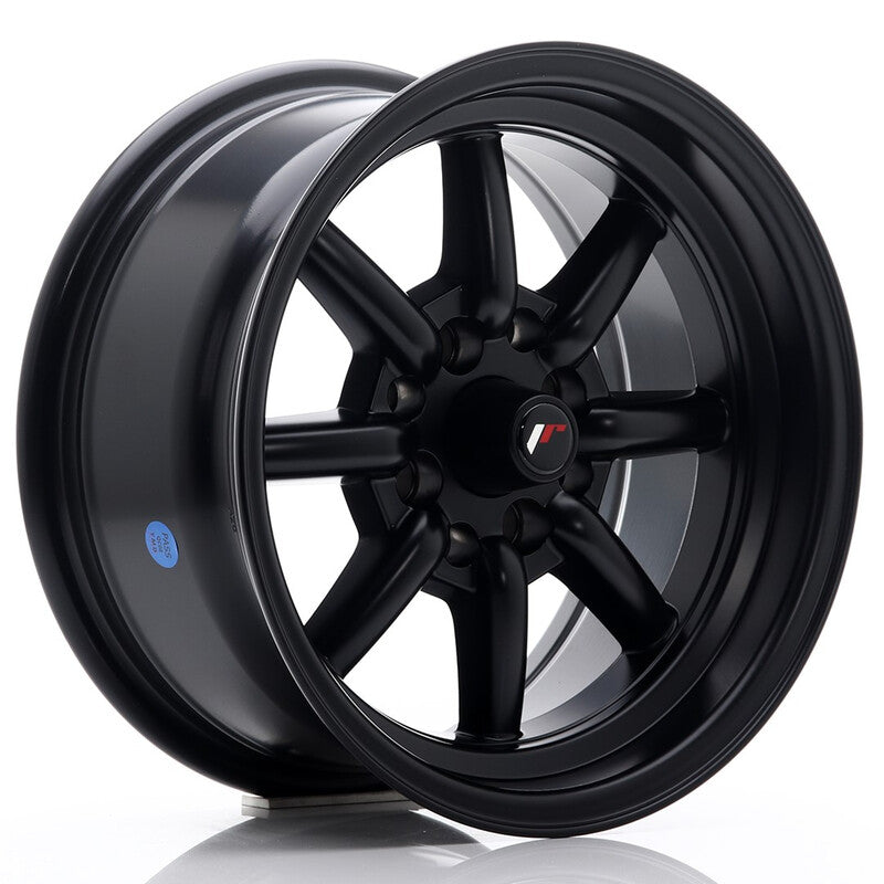 Carica immagine in Galleria Viewer, Cerchio Japan Racing JR-19 7x14 4x100/4x114.3 ET0 - Nero opaco