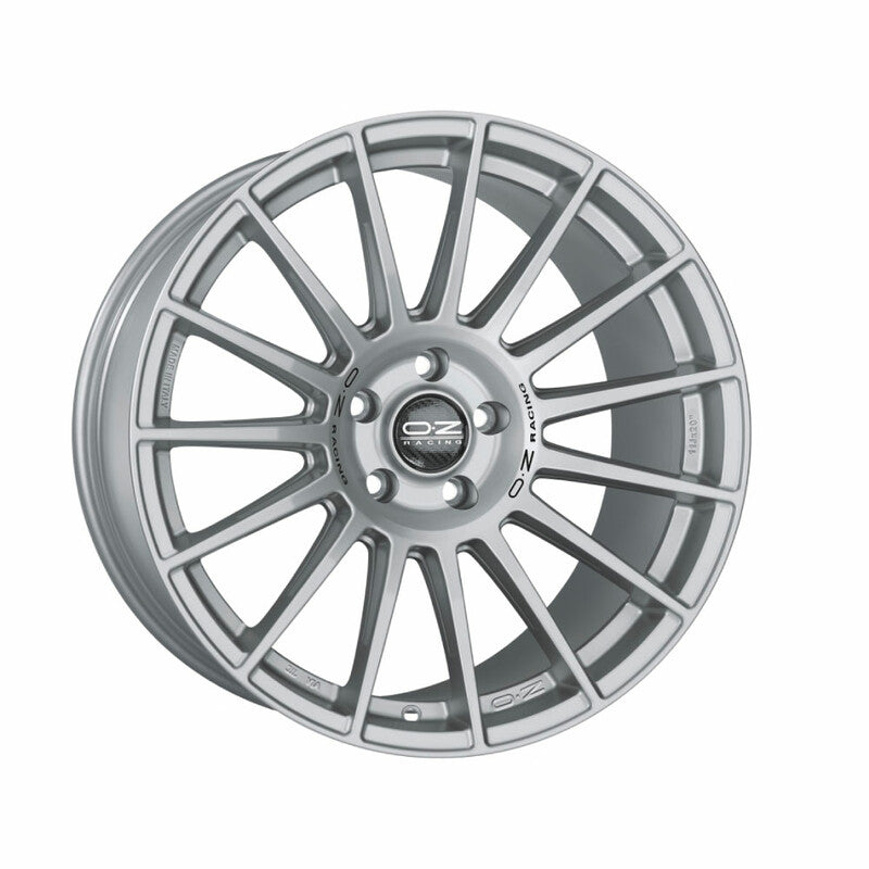 Carica immagine in Galleria Viewer, Cerchio OZ Racing Superturismo Dakar 9x21 5x112 ET50 - Argento opaco con scritte nere